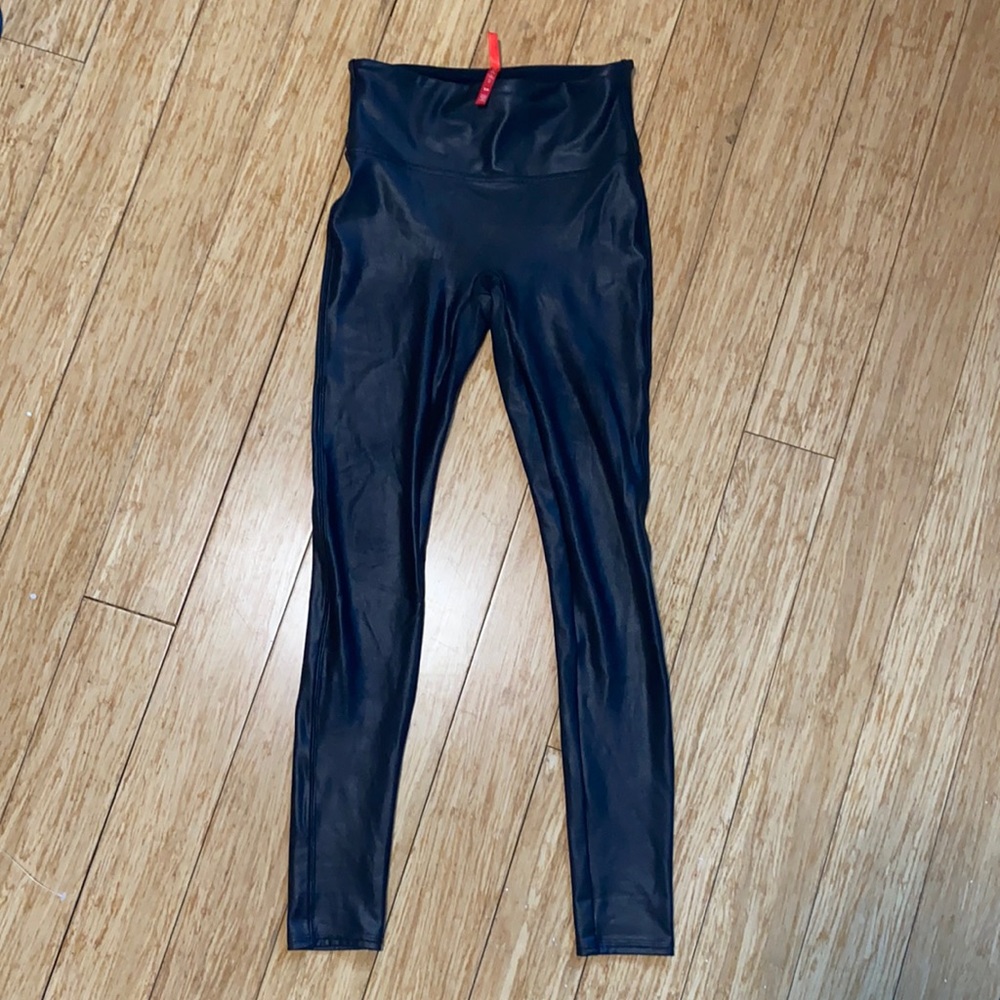 Spanx faux leather leggings